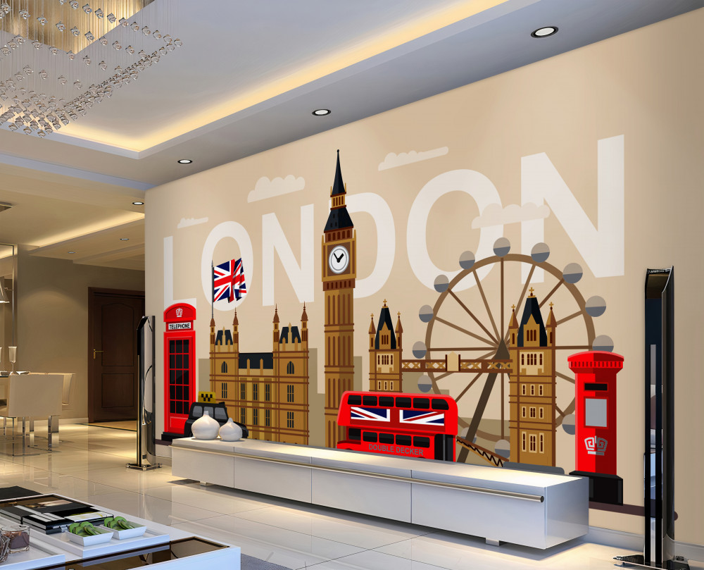 Fototapeta główne symbole Londynu, Wielka Brytania