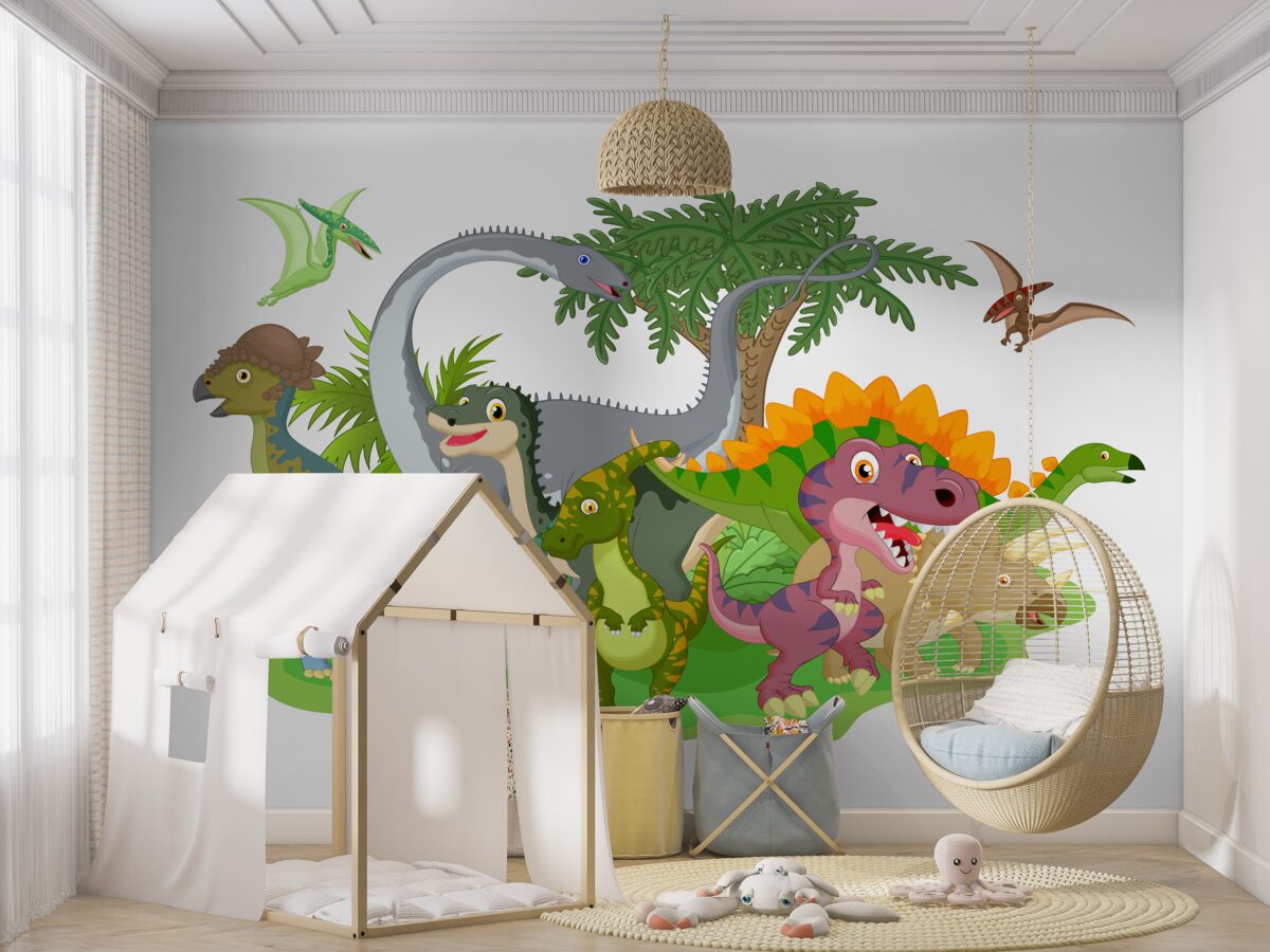 Fototapeta Uśmiechnięte dinozaury