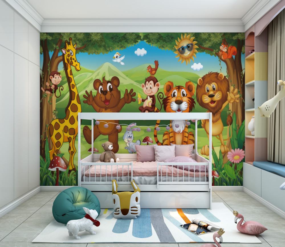 Fototapeta zwierzęta na łące