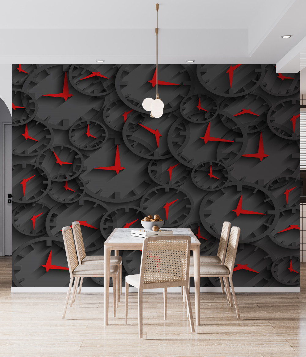 Fototapeta oglądaj z czerwonymi rękami