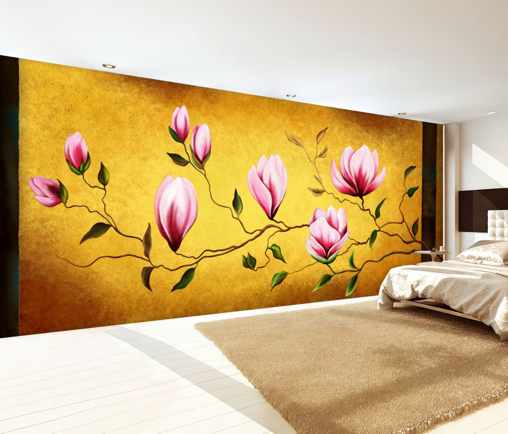 Fototapeta Japońskie różowe magnolie