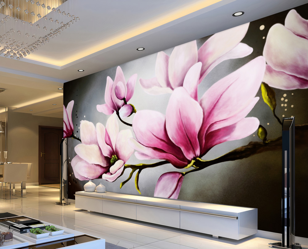 Fototapeta delikatne kwiaty magnolii