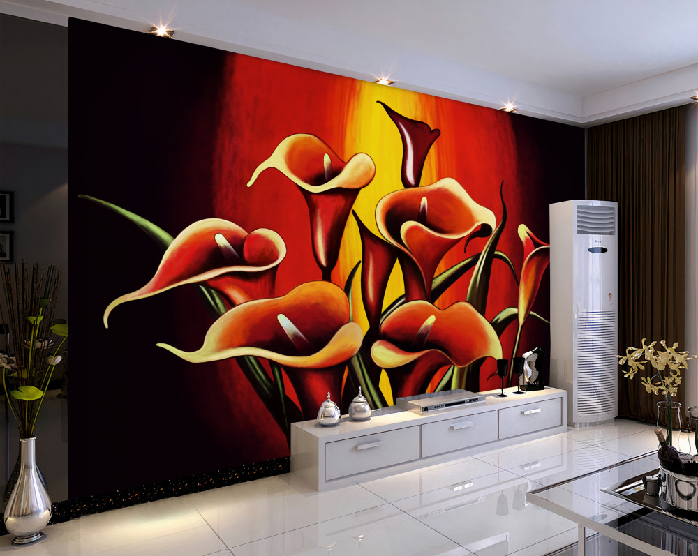 Fototapeta jasne kalie ogniste