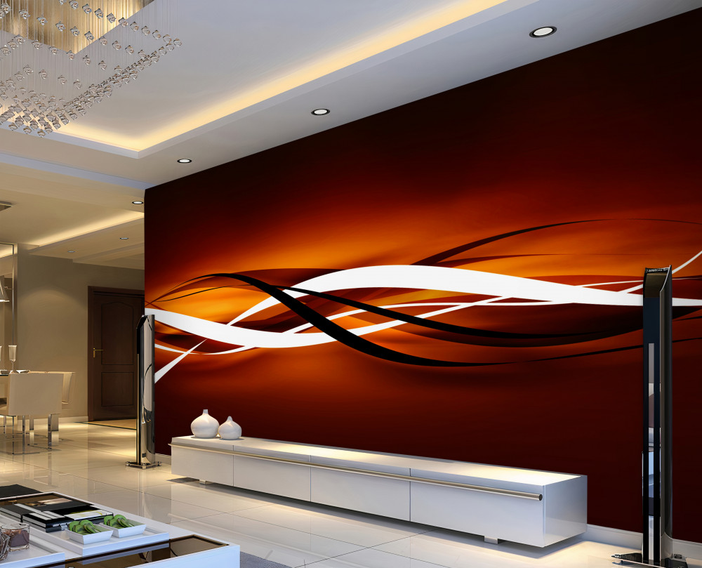 Fototapeta niekończące się linie na brązie