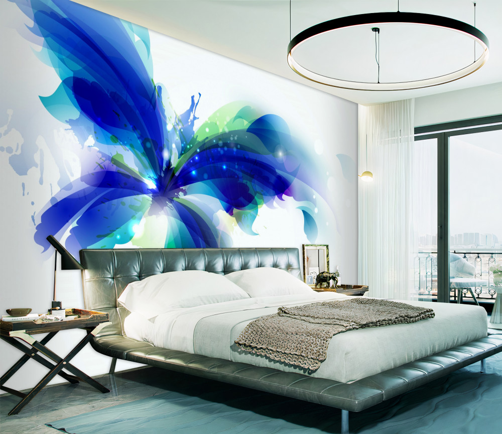 Fototapeta jasny niebieski motyl