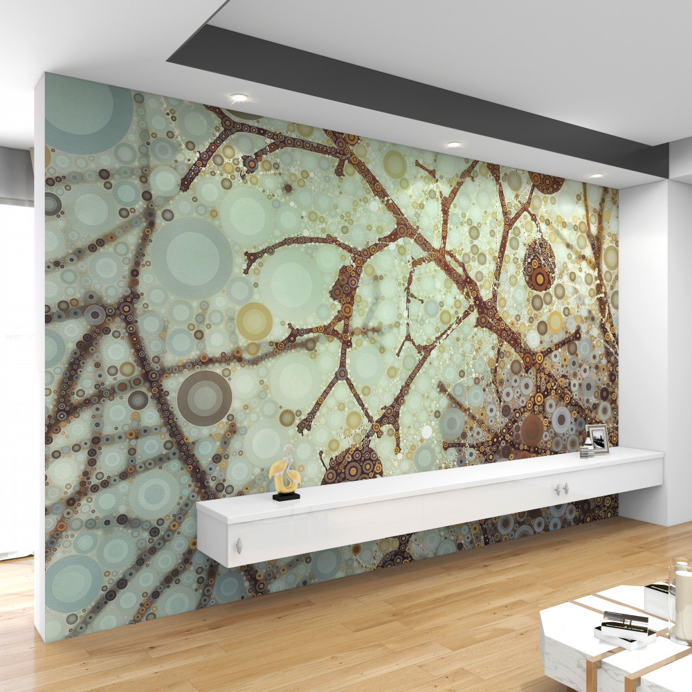 Fototapeta minimalistyczny zimowy świt