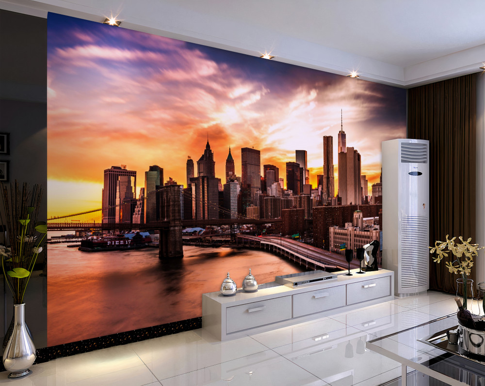 Fototapeta zamówienia bursztynu nad Brooklynem