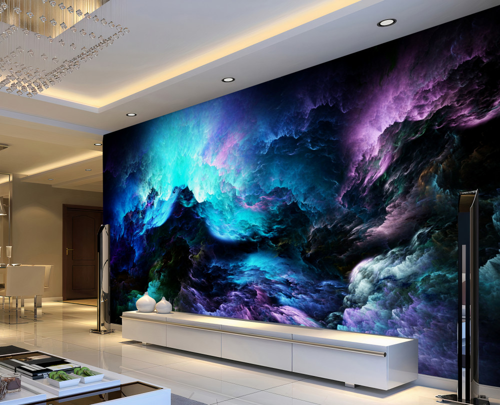 Fototapeta chmury burzowe w nocy