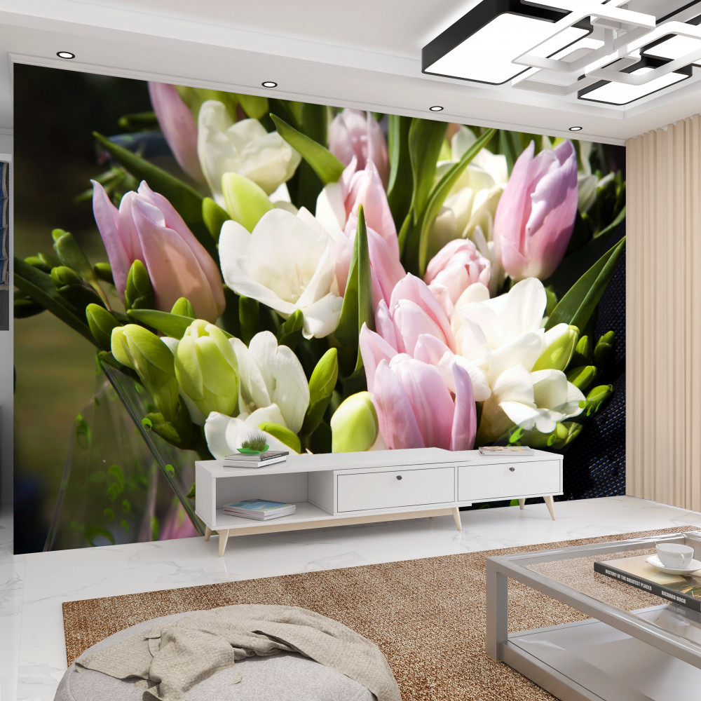 Fototapeta bukiet wiosennych kwiatów