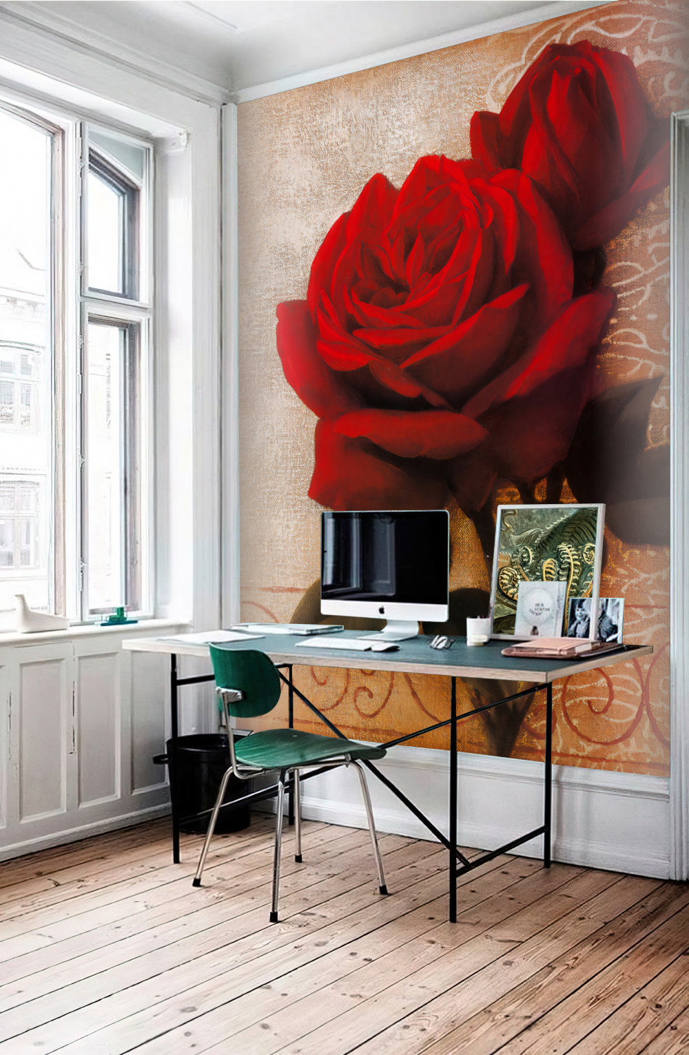 Fototapeta czerwona królowa róż