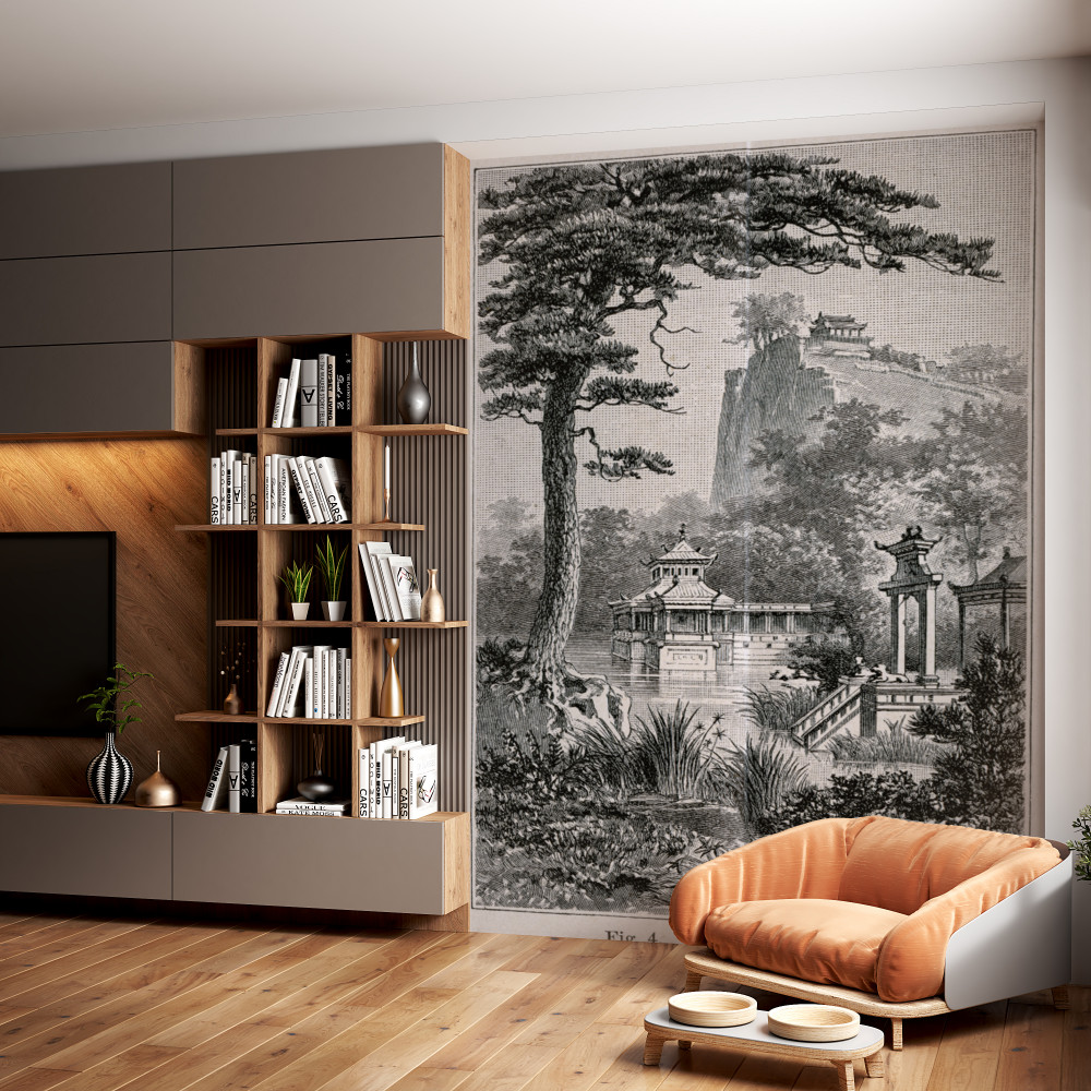 Fototapeta stary chiński ogród