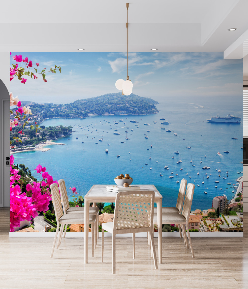 Fototapeta molo na Lazurowym Wybrzeżu