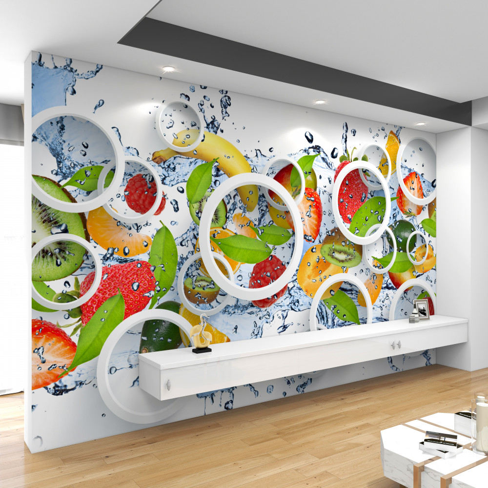 Fototapeta owoce i posypki