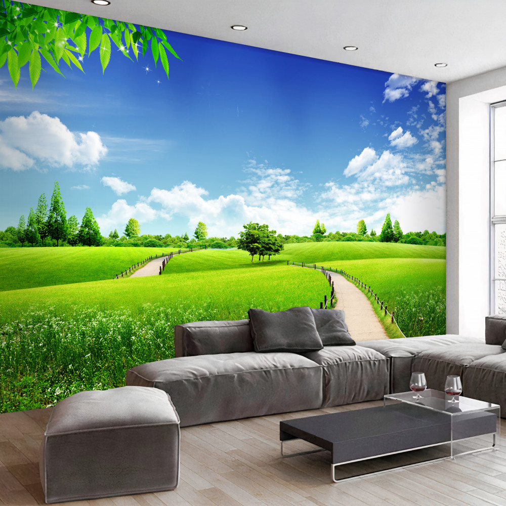 Fototapeta ścieżka wśród zieleni