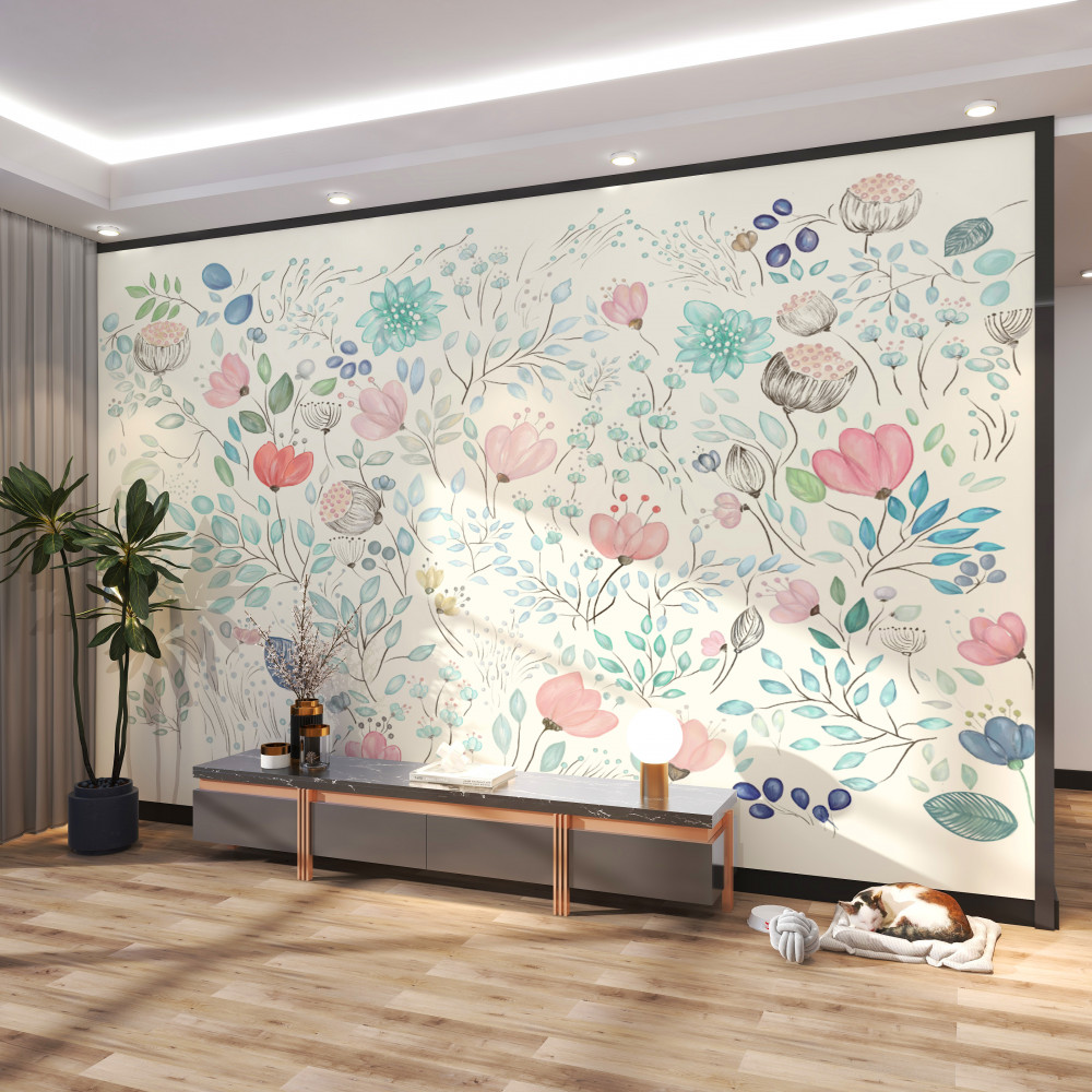 Fototapeta małe i delikatne kwiaty