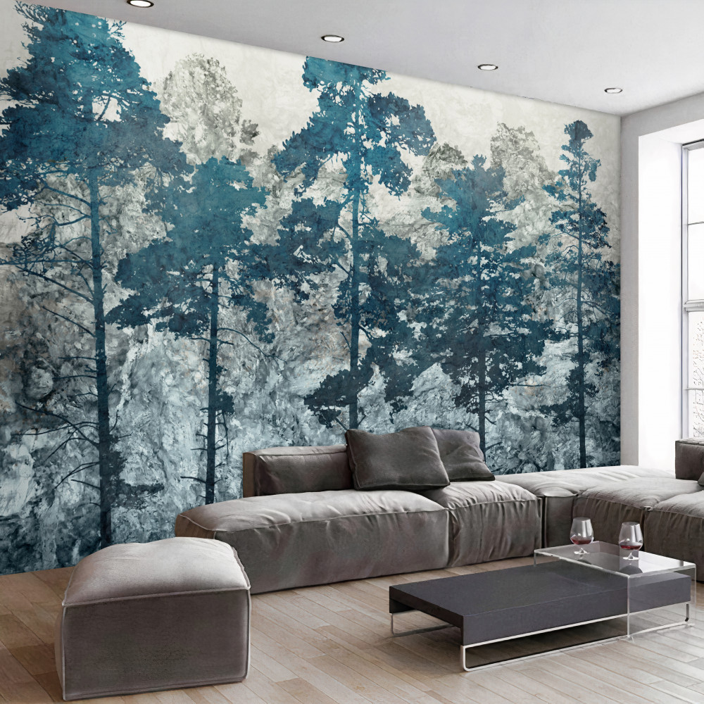 Fototapeta wierzchołki i korony liściaste