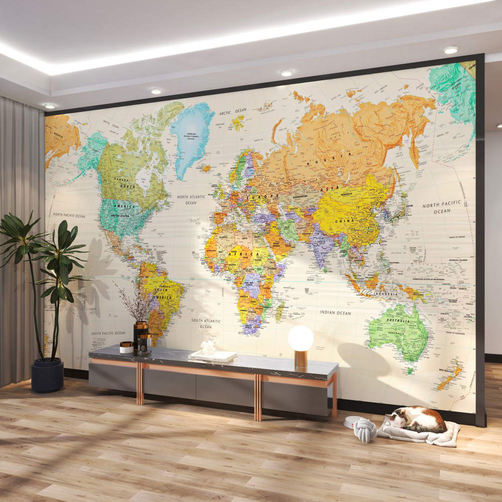 Fototapeta mapa świata świata