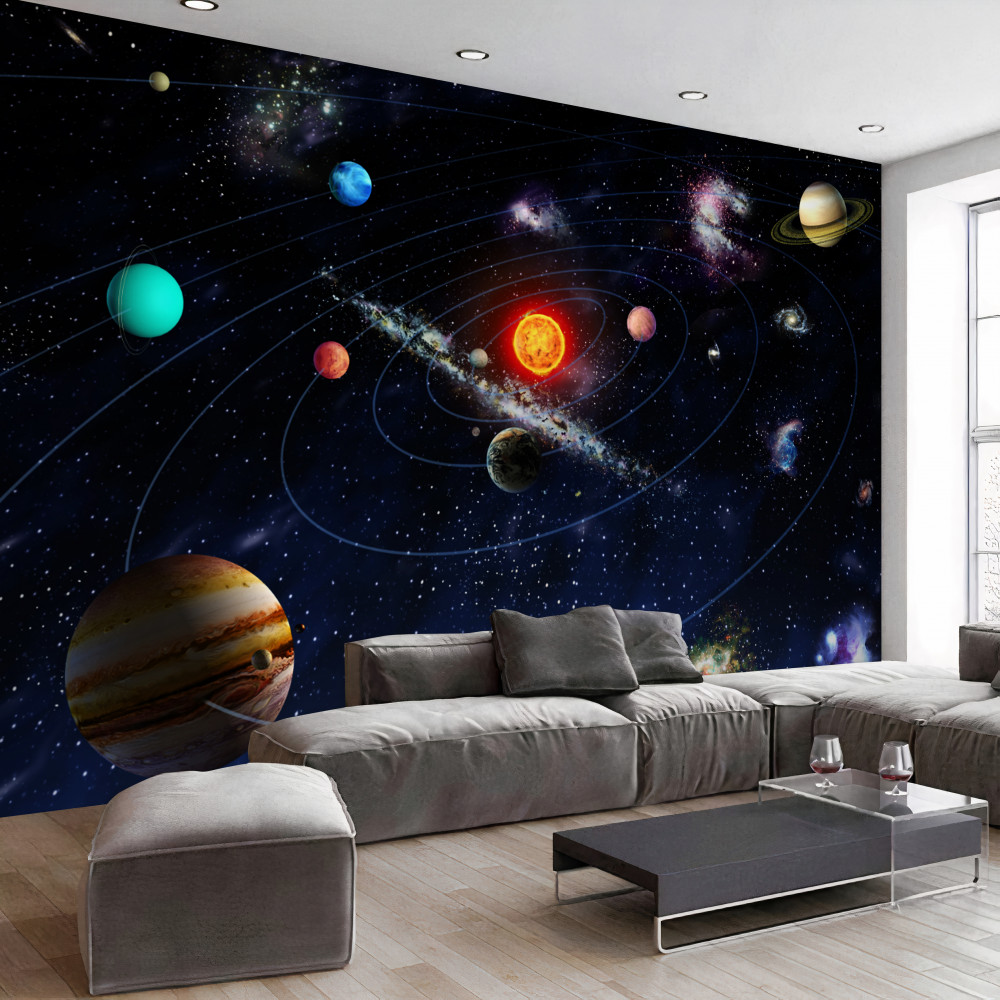 Fototapeta wykres planet w kosmosie