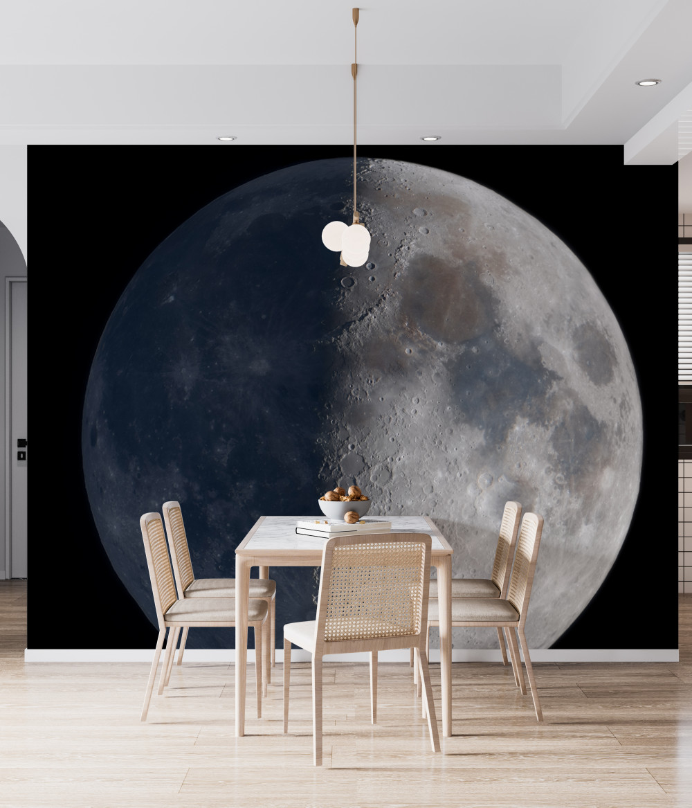 Fototapeta dzień i noc w miesiącu