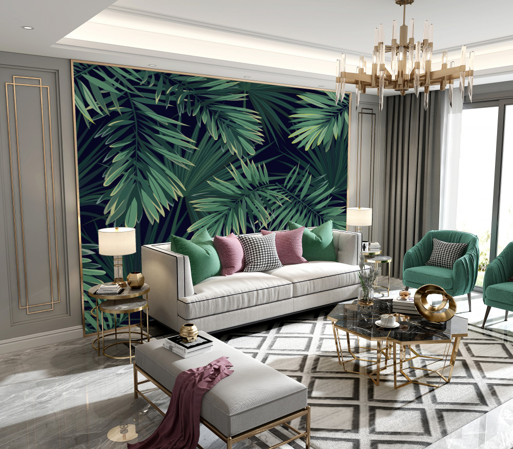 Fototapeta gałęzie palmowe