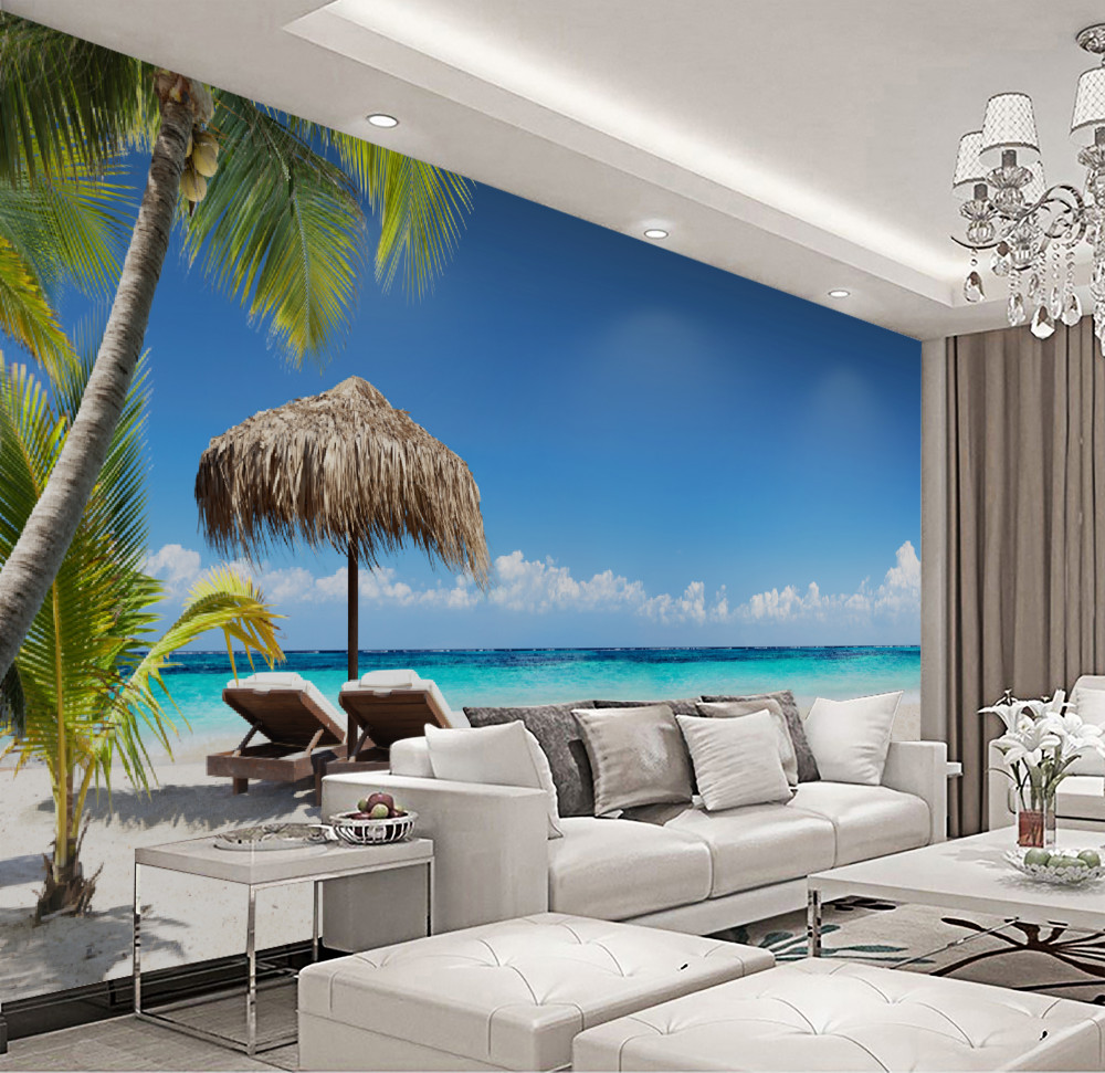 Fototapeta leżak z leżakami na plaży