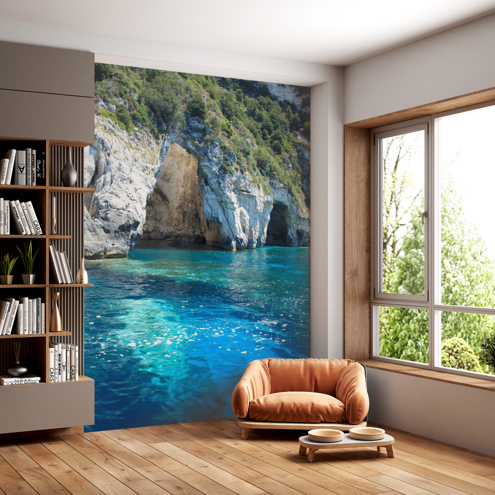 Fototapeta jaskinie w morzu