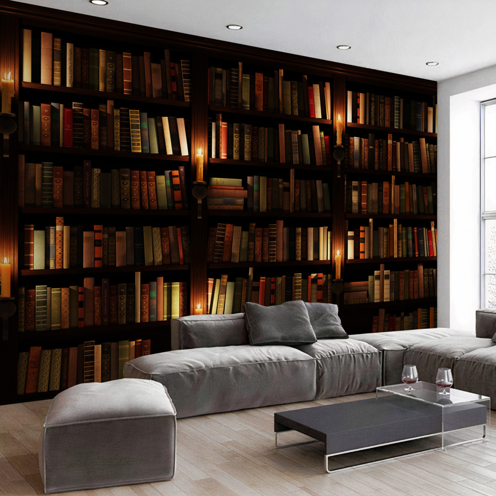 Fototapeta obszerna stara biblioteka