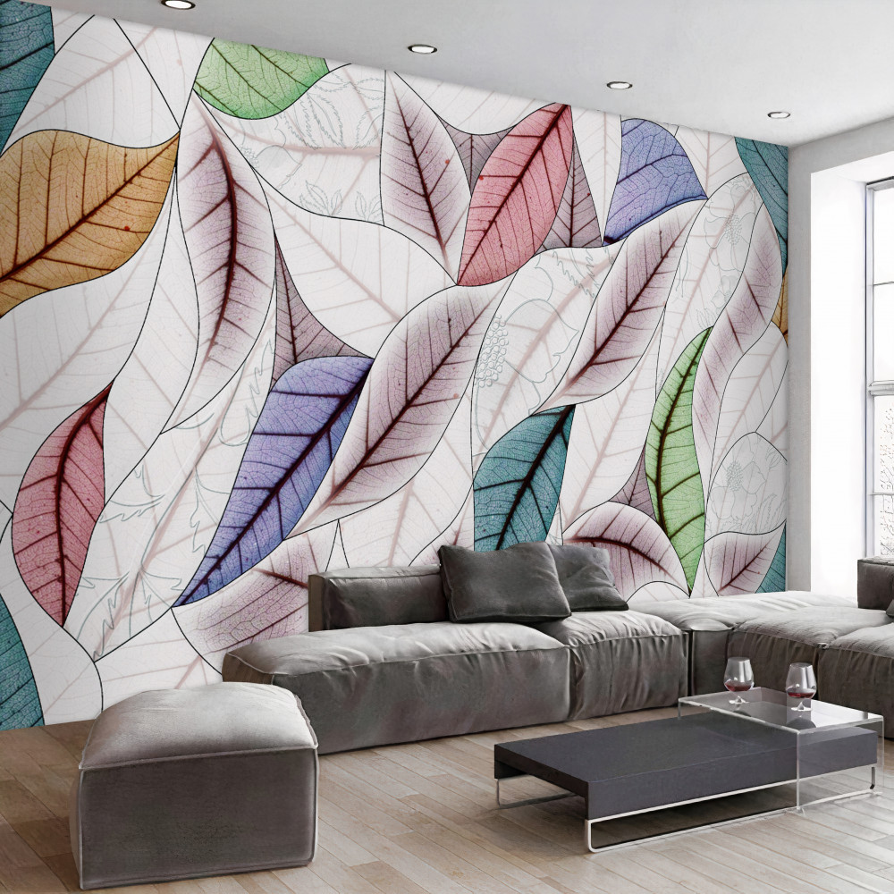 Fototapeta abstrakcja jesiennych liści