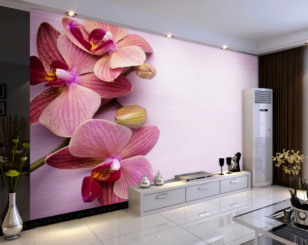 Fototapeta piękne różowe kwiaty orchidei