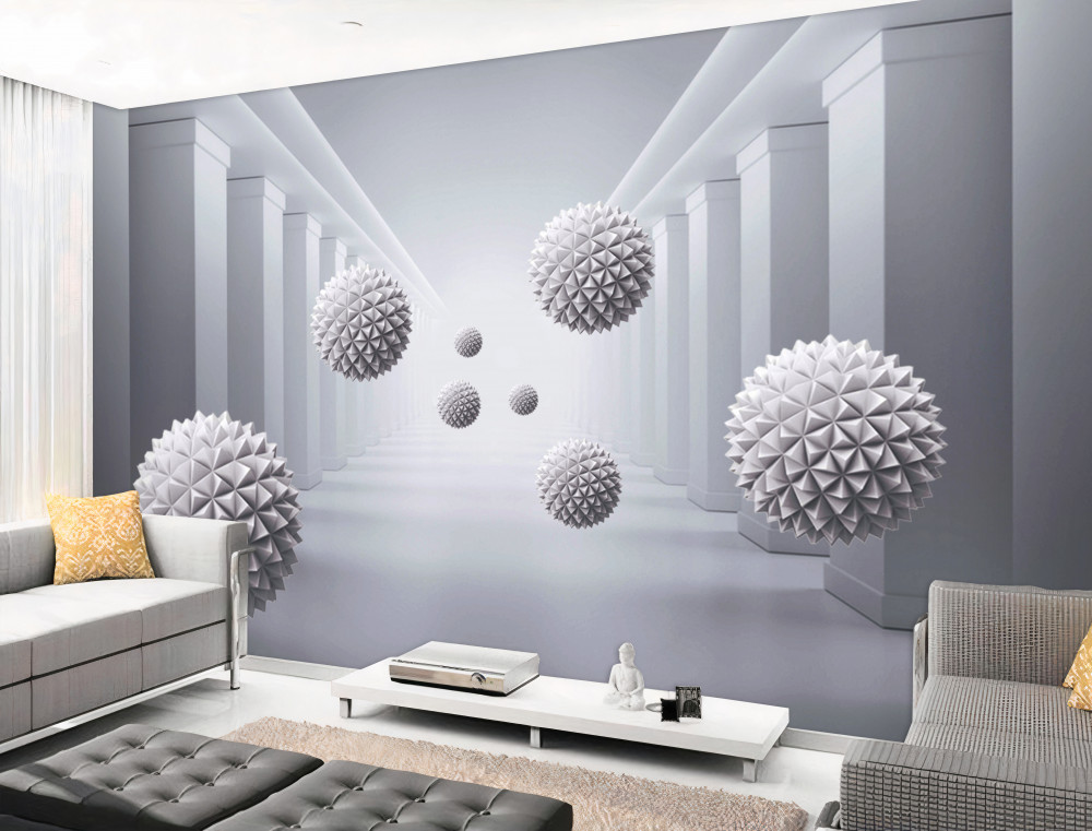 Fototapeta kulki latają w niekończącym się tunelu