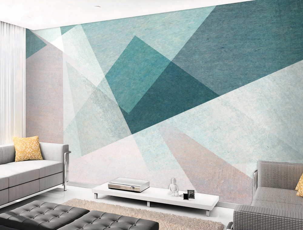 Fototapeta różowe i niebieskie końcówki