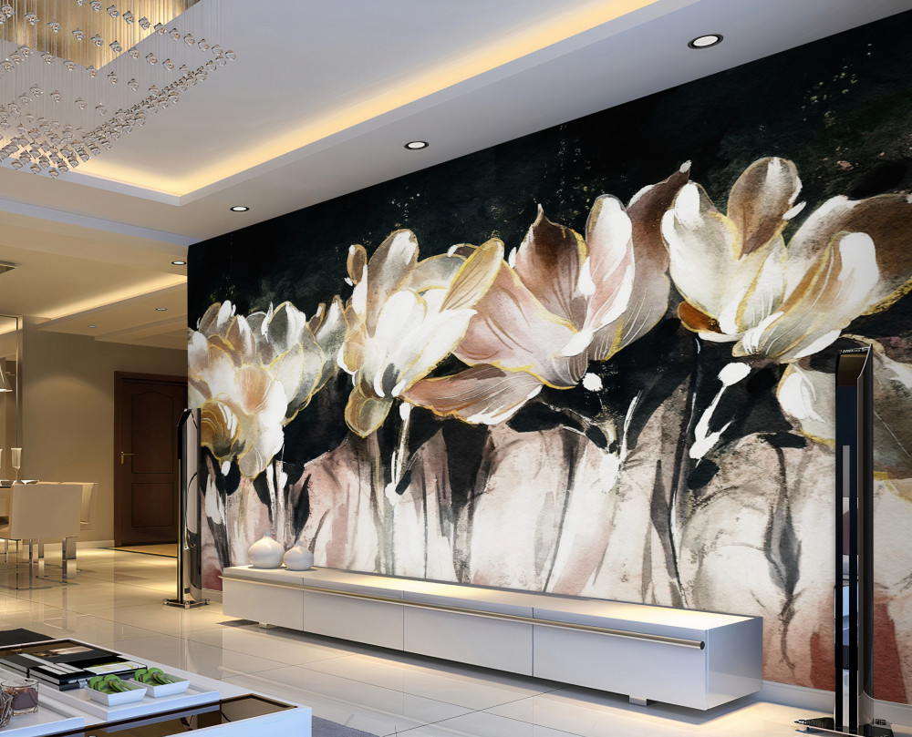 Fototapeta pastelowe kwiaty