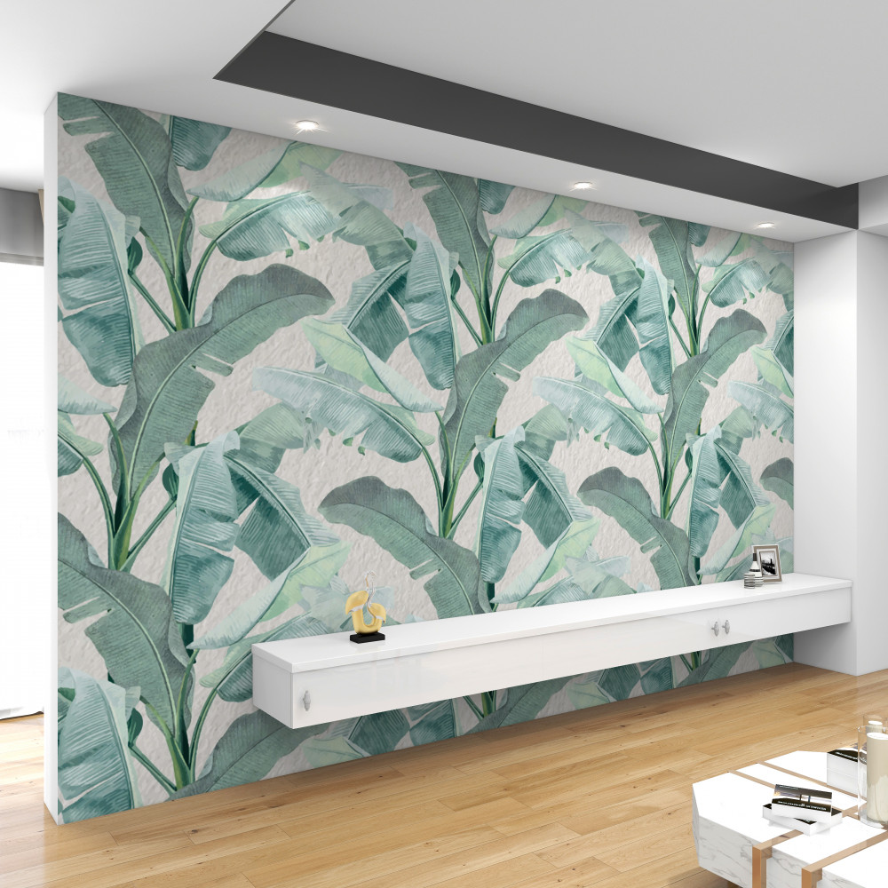 Fototapeta jasnozielone liście paproci