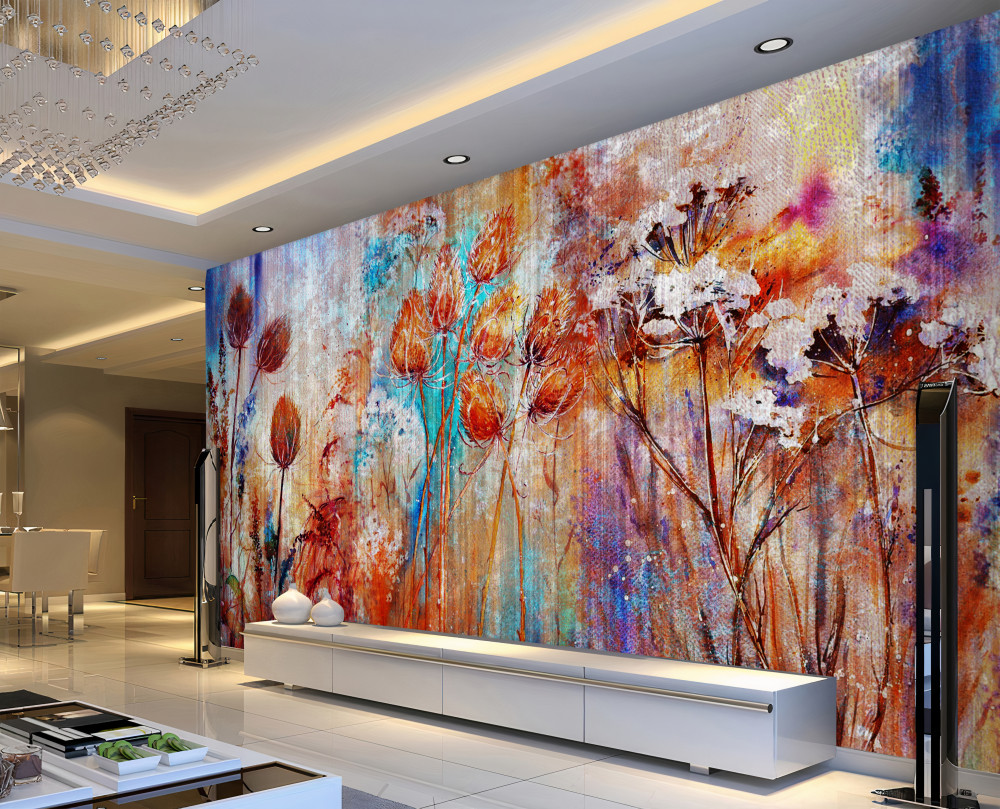 Fototapeta kolorowe kwiaty