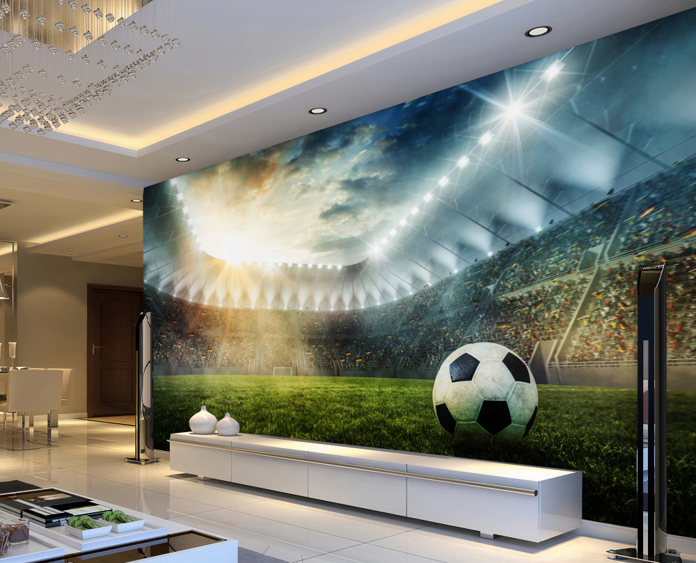 Fototapeta piłka nożna na boisku