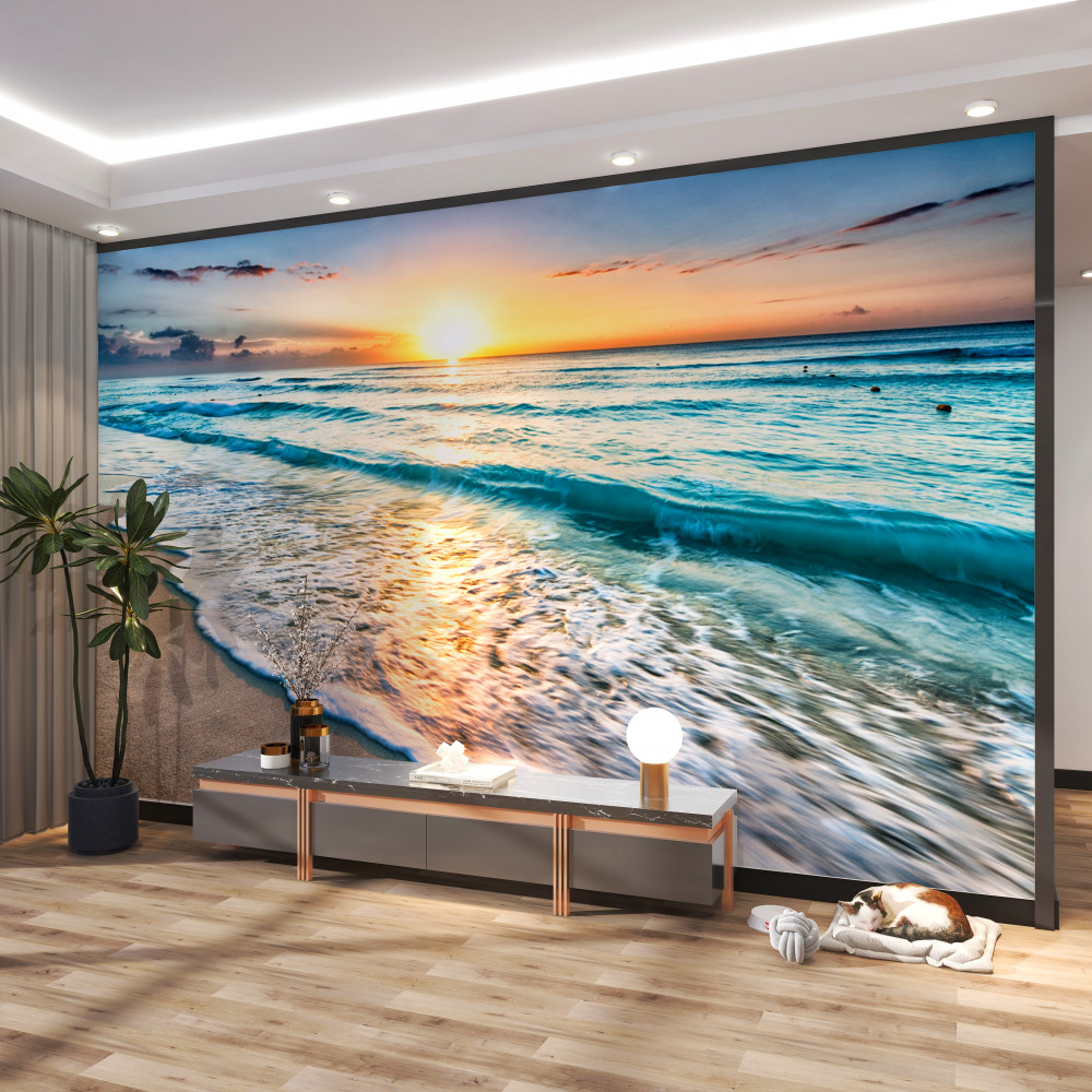 Fototapeta słońce nad morzem