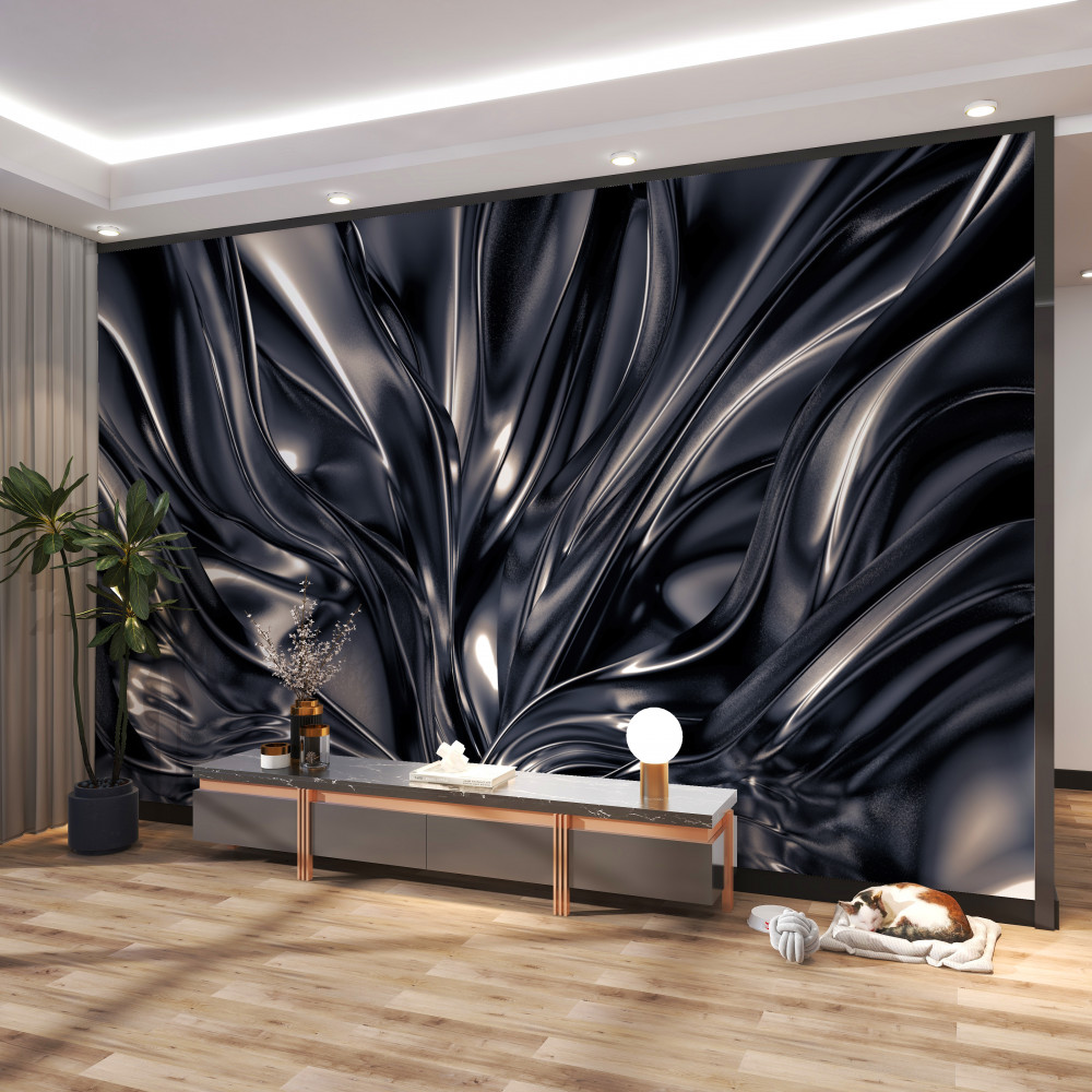 Fototapeta krople wody w nocnym jeziorze