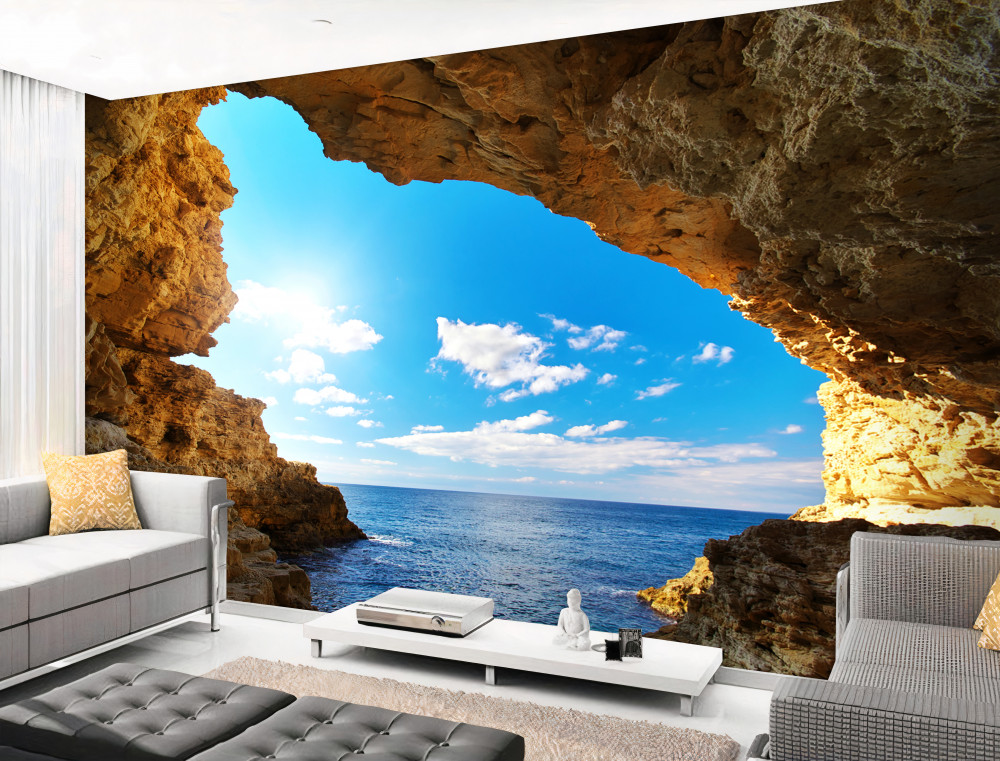 Fototapeta czyste niebo nad morzem