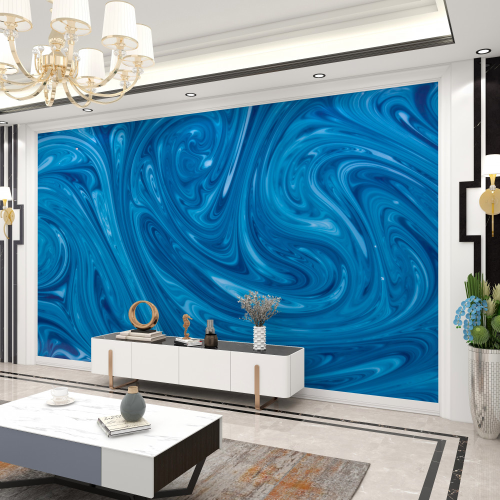 Fototapeta wir niebieskich fal