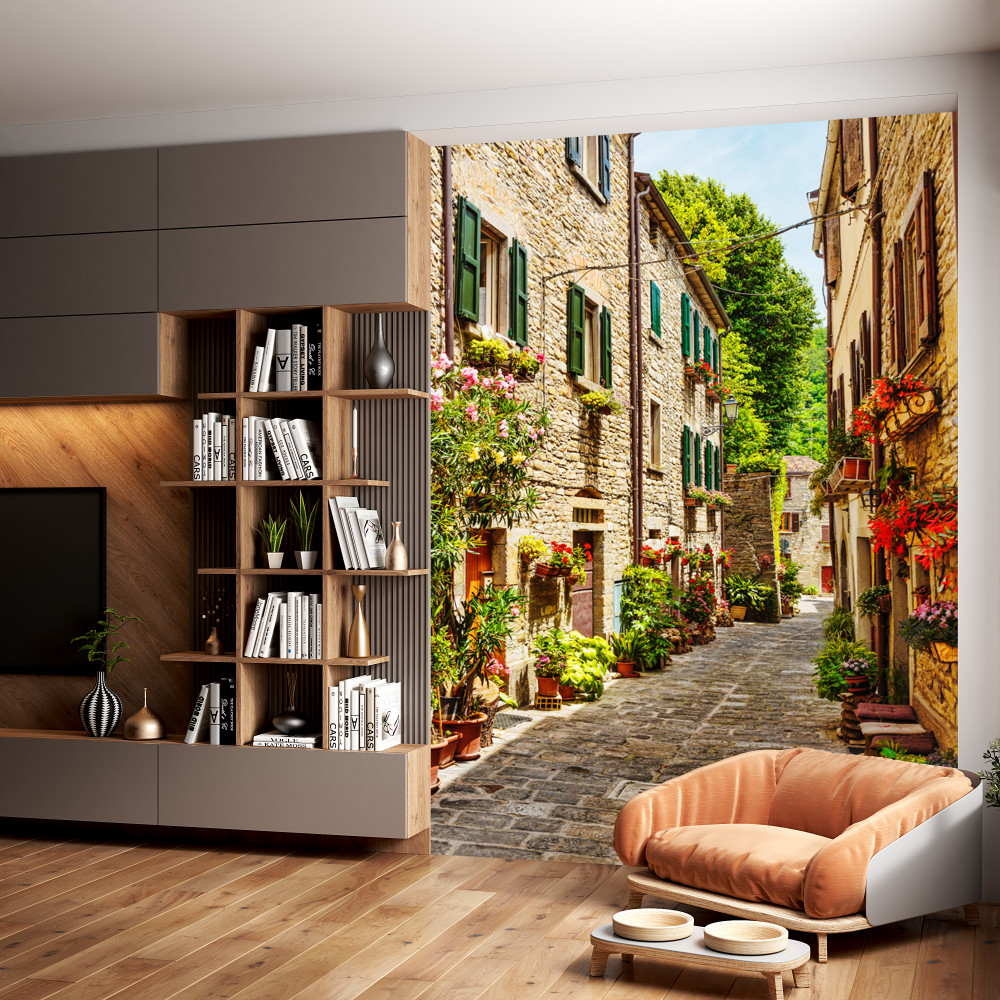 Fototapeta deptak w zielonej roślinności