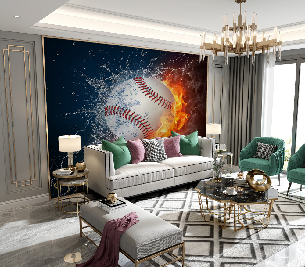 Fototapeta płonąca kula cienia