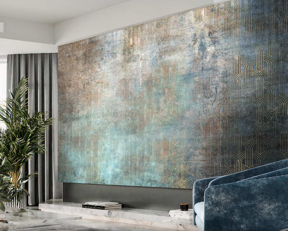 Fototapeta deszcz padający na nocną wodę