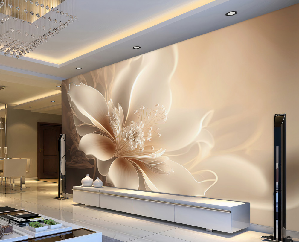 Fototapeta delikatny kwiat biały jak śnieg