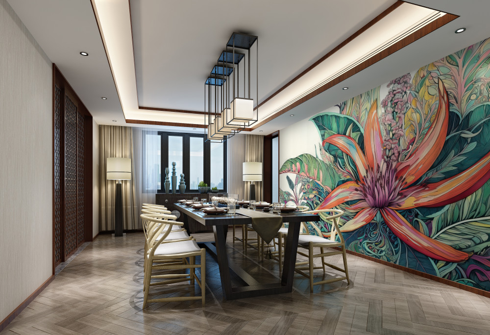 Fototapeta kwitnący pączek drapieżnego kwiatu