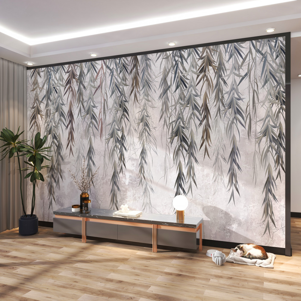 Fototapeta jesienne liście wierzby