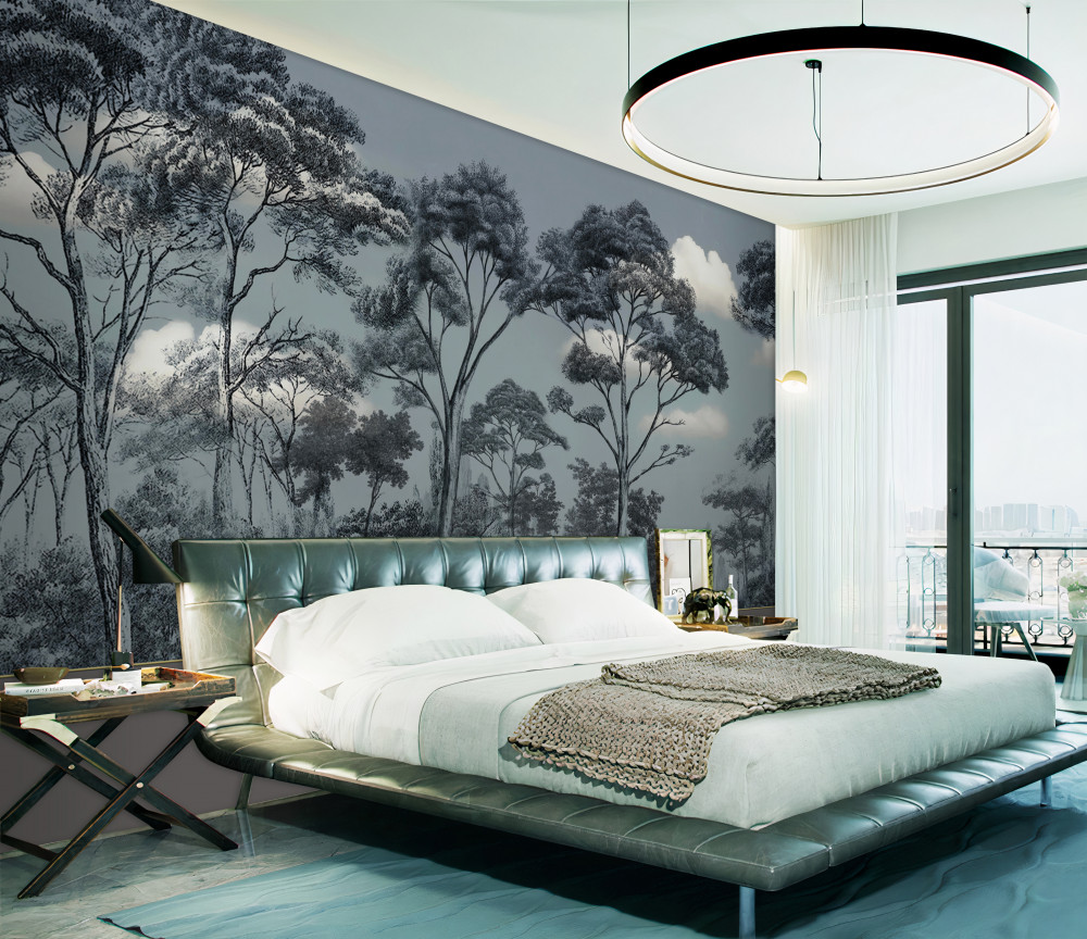 Fototapeta spędzają noc w lesie