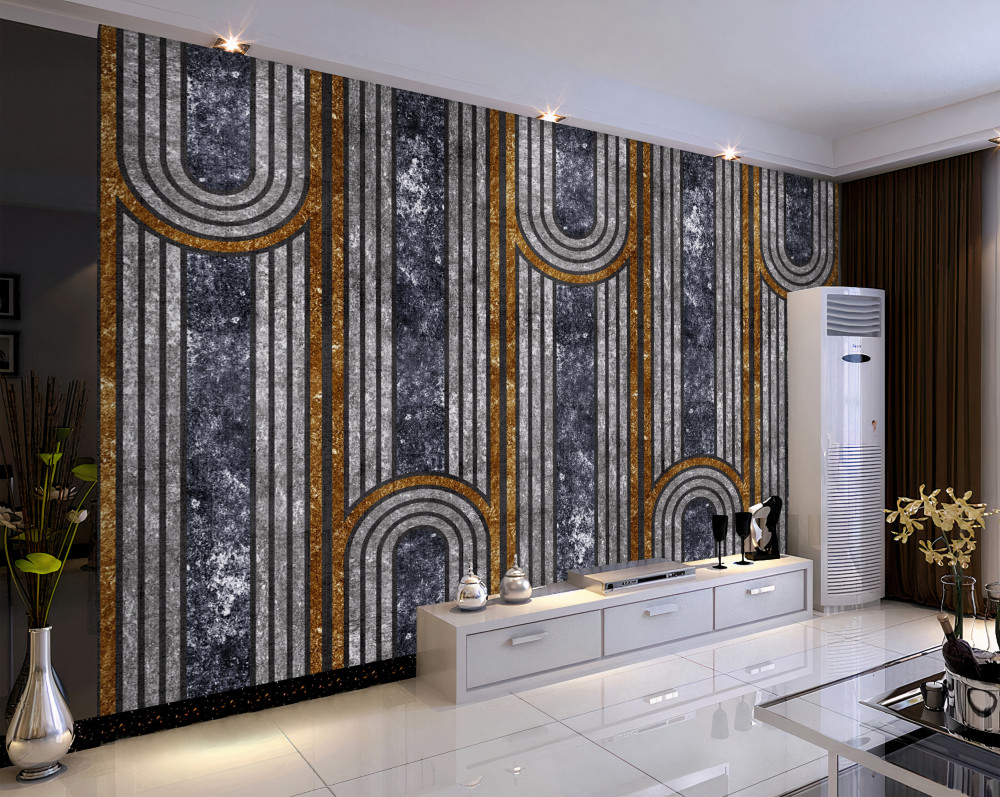 Fototapeta proste i zakrzywione linie pionowe