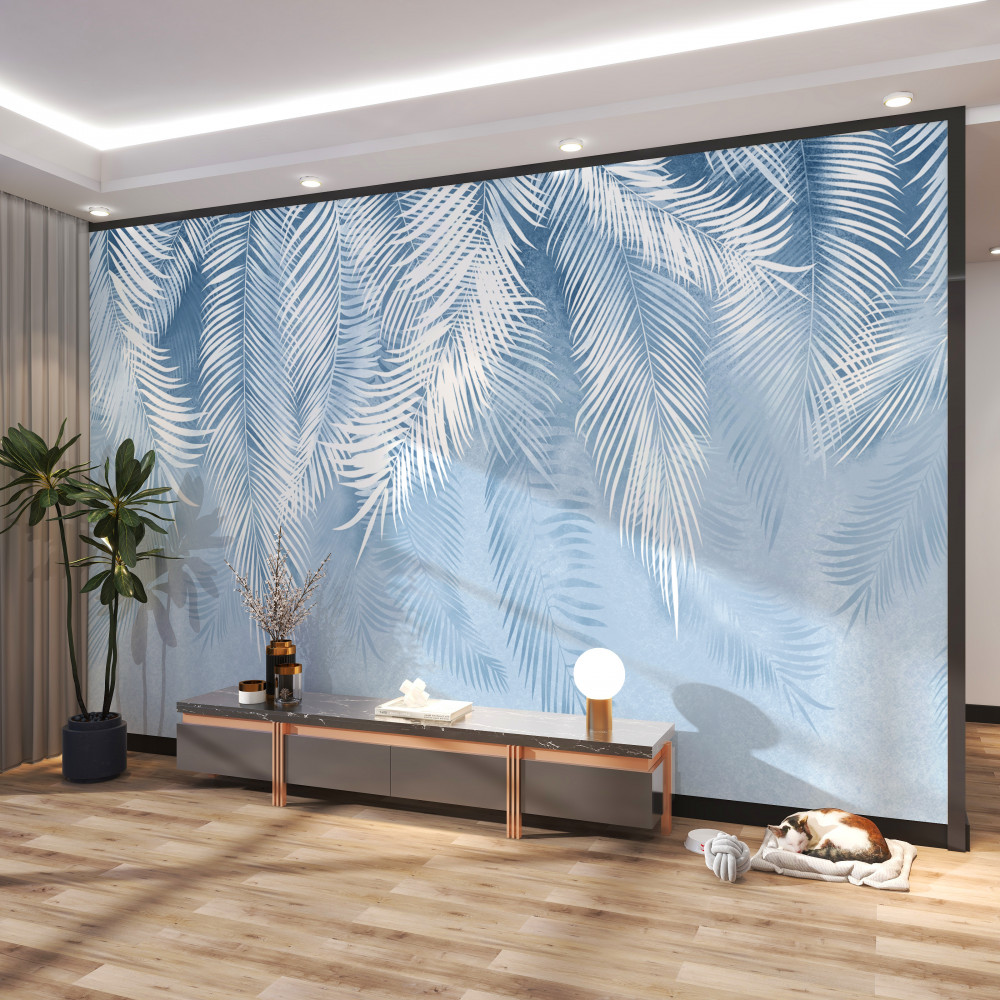 Fototapeta zwisające liście paproci