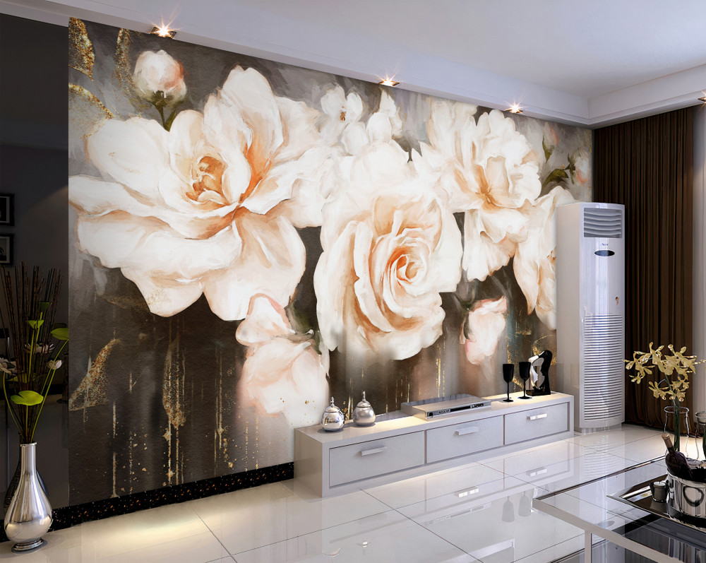 Fototapeta luksusowe kremowe róże