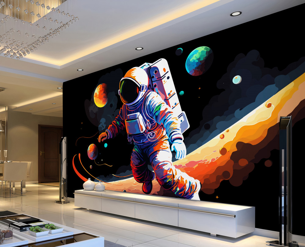 Fototapeta astronauta w kosmosie